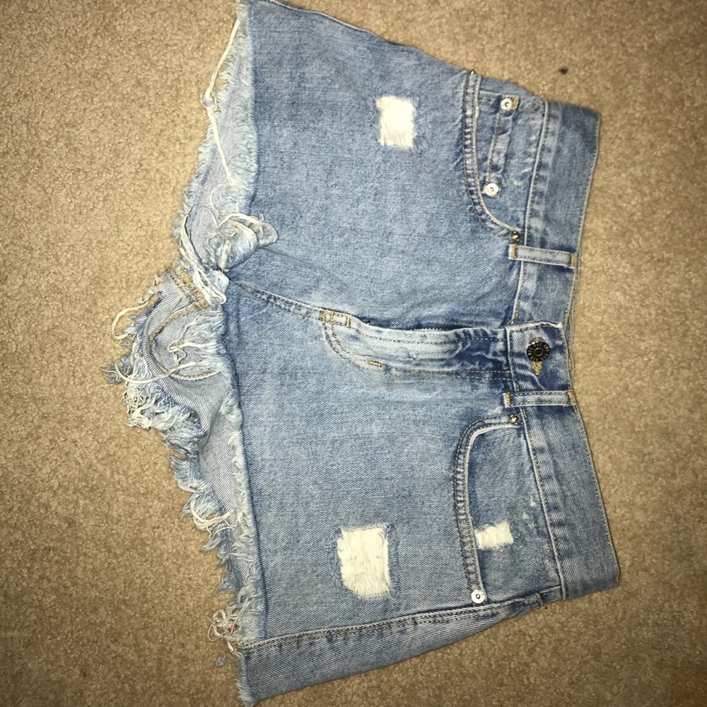 Denim shorts